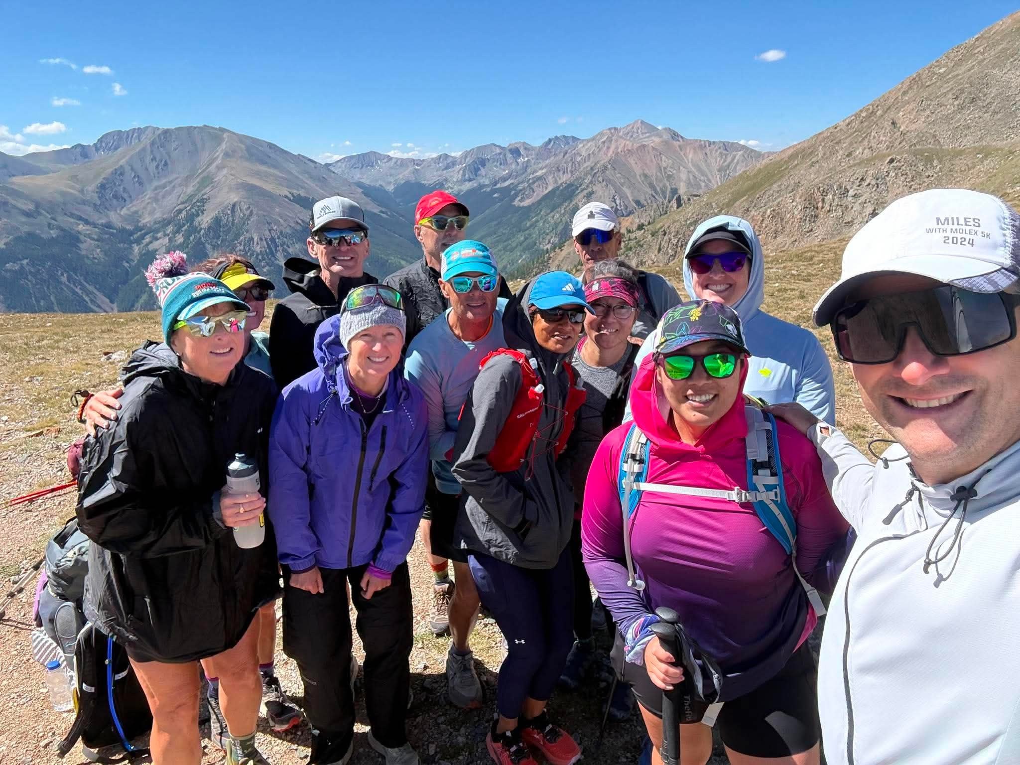 Top of 14er Mount Yale